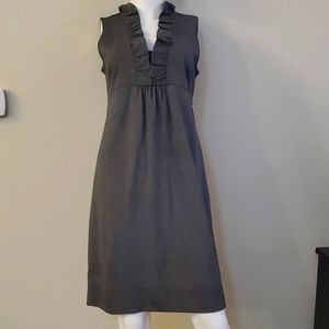 Ann Taylor Loft grey sleeveless dress, M, soft